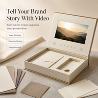Boîte vidéo numérique personnalisée avec écran LCD pour la promotion de marques d'accessoires de mode – Emballage publicitaire en gros