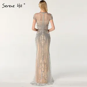 Vestidos de Noche de Lujo Azul Marino sin Mangas, Vestidos de Sirena Completos 2024 Serene Hill Talla Grande LA60742 Personalizados - Product Image 6