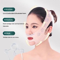 Bandeau amincissant pour le visage, lifting et raffermissement du visage en V, amélioration des plis nasogéniens et du double menton, masque de sommeil, outil magique Modèle 0604