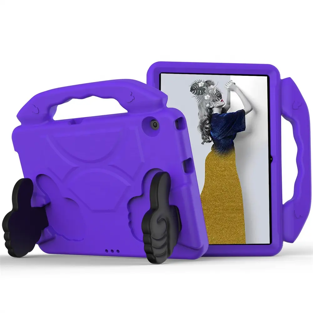 프리미엄 EVA 케이스 아이 핸들 브래킷 보호 쉘 뒷면 커버 태블릿 케이스 화웨이 MediaPad T3 10 9.6"