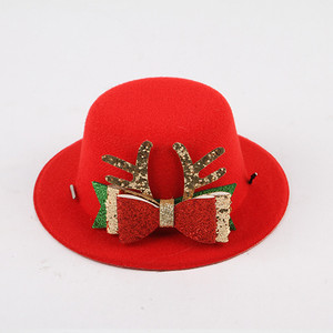 Nuevos gorros navideños para mascotas, accesorios para mascotas, lindos gorros de disfraz para gatos y perros con lazos. - Product Image 4