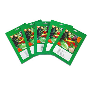 Logo personalizzato sacchetto di plastica sigillato su 3 lati sacchetto di <span class=keywords><strong>semi</strong></span> di imballaggio in carta composita <span class=keywords><strong>vendita</strong></span> calda sacchetti agricoli per frutta e verdura - Product Image 1