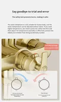 Ensemble de douche thermostatique classique en laiton à poignée unique, design français, avec jets pluie et massage, bec orientable à 180°, barre coulissante, finition chromée
