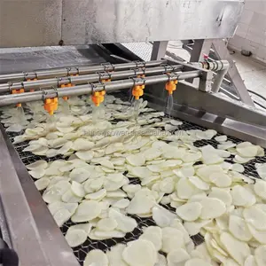 Ligne de production automatique de frites surgelées en acier inoxydable de 200kg