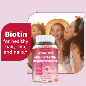 Ldj מותאם אישית נשים multitamin gummies ויטמינים c d3 <span class=keywords><strong>b</strong></span> מורכב סידן ברזל אבץ inositol תוספי בריאות החיסון - Product Image 5