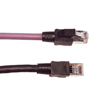 Cable de Red Industrial Blindado Personalizado Cat 5E 6 6A 6E 7 8, Categoría 6A, 26 23 AWG, 4 Pares, Conector RJ45, Cable Ethernet