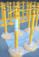 Conteneur portable économique supportant les vérins stabilisateurs de remorque Cric de levage de remorque Spin Top Équipement de manutention