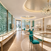 Service de conception d'intérieur pour boutique de bijoux de luxe