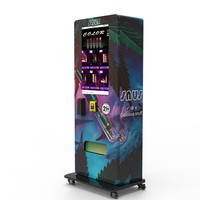 Distributeur de tabac commercial sur pied 32'' avec écran tactile, reconnaissance d'âge, canaux réglables, graphique personnalisé, SDK pour pubs et clubs