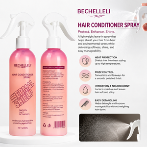 <span class=keywords><strong>Spray</strong></span> Capillaire Démêlant Sans Rinçage Anti-Frisottis et Nourrissant, Protection Thermique et Brillance, Stock en Gros pour OEM - Product Image 4