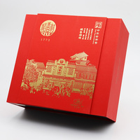 Sacs en papier personnalisés Boîte à couvercle magnétique rigide avec logo personnalisé Boîte d'emballage solide Boîte cadeau de Noël magnétique de luxe de style livre
