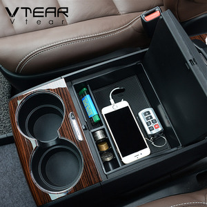 Vtear para Toyota <span class=keywords><strong>Sienna</strong></span> coche reposabrazos caja de almacenamiento central contenedor titular estilo insertar bandeja de la tablilla de caso accesorios de auto - Product Image 2