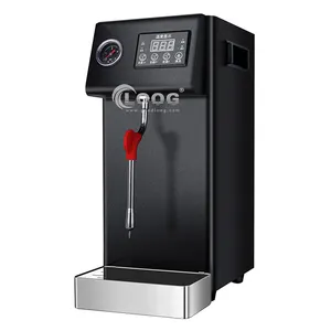 Ticari paslanmaz çelik süt kabarcık vapur kahve Frother otomatik elektrikli süt köpüren makinesi tedarikçisi