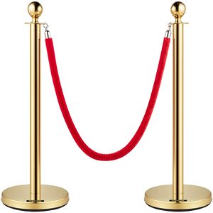 Barriera del montante delle corde dei montanti del velluto rosso da 8' - Product Image 4