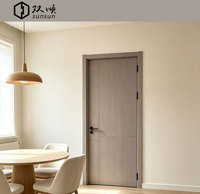 Porte d'entrée en cristal de carbone premium, anti-termites, résistante à l'humidité, isolation acoustique, design minimaliste pour hôtel, climat tropical, maison