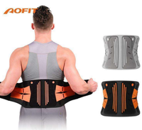 Ceinture de soutien lombaire ergonomique respirante en maille, légère, à double sangle de pression, pour soulager la douleur – Meilleure vente