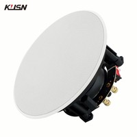 5 pouces 30W haut-parleur de plafond coaxial OEM/ODM système de sonorisation haut-parleur de qualité sonore parfaite pour hôtel école usine centre commercial Station
