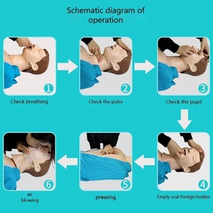 Maniquí de Entrenamiento de RCP Inteligente KSCPR660A-W, Modelo de Enseñanza de Primeros Auxilios, Simulador de Respiración Artificial - Product Image 3