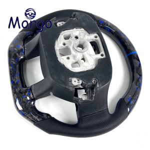 Accesorios Interiores para Automóviles, Volante Deportivo Personalizado de Fibra de Carbono con LED Forjado para Ford Raptor F150 F250 F350 2015-<span class=keywords><strong>2018</strong></span> - Product Image 6