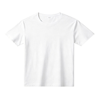 T-shirt basique pour homme, personnalisable avec logo, manches courtes, pour vêtements promotionnels, tenue de personnel, assorti