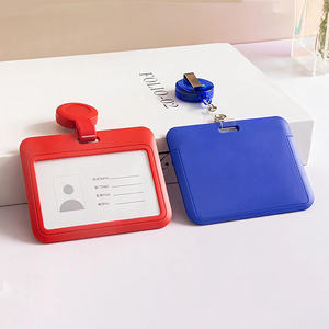 Porte-badges médicaux transparents imperméables robustes en gros, cordon coloré, porte-<span class=keywords><strong>badge</strong></span> de sécurité pour infirmière, porte-carte en plastique - Product Image 1