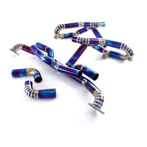 Sistema de Escape Catback con Válvula Electrónica de Alto Rendimiento, <span class=keywords><strong>Precio</strong></span> de Fábrica, Titanio para <span class=keywords><strong>Porsche</strong></span> 911 <span class=keywords><strong>991</strong></span> <span class=keywords><strong>991</strong></span>.2 <span class=keywords><strong>Turbo</strong></span> <span class=keywords><strong>S</strong></span>, Caja de Cartón - Product Image 3