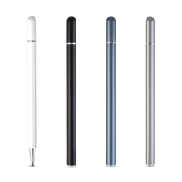 Topi pena magnetik harga rendah pena sentuh kapasitif logam kompatibel dengan Untuk telepon seluler Huawei tablet pengeditan iPad