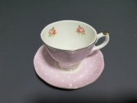 Ensemble tasse et soucoupe élégant de style britannique en porcelaine blanche sans plomb, résistant au four, idéal pour le thé et le café, idée cadeau d'affaires, offre en gros à prix abordable