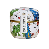 Boîte à thé aux fleurs, Contenant alimentaire scellé pour bonbons, Contenant pour bougies en cire, Boîte à bijoux, Boîte en étain