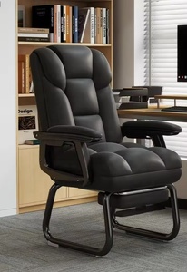 Chaise de bureau exécutive moderne et confortable avec fonction de sieste inclinable, idéale pour les bureaux d'entreprise, la maison, l'étude, les postes informatiques et les petits studios - Product Image 5