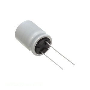 Condensateur radial UBY2A271MHL1TN 270 µF traversant le boîtier, en aluminium, 270 µF, 20 %, 100 V - Product Image 1