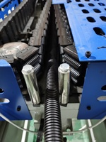 Machine d'extrusion de tuyaux en HDPE à paroi simple, ligne d'extrusion plastique pour conduits de climatisation