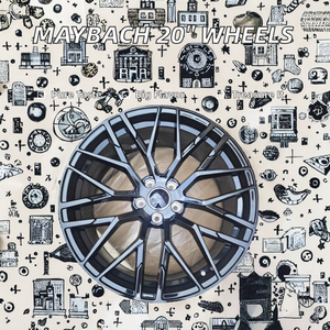 ล้อแม็กซ์ SYAC รุ่นใหม่ 20x8.5/9.5 ผลิตจากอะลูมิเนียมฟอร์จ ET35 สีดำ ขอบ 5x112 ลายหลายก้าน สำหรับล้อหน้าและล้อหลัง รับประกัน 1 ปี สำหรับรถยนต์เมอร์เซเดส - Product Image 2