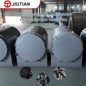 فرن الكربنة شبه المستمر من الجيل القادم لإنتاج الفحم الحيوي من الكتلة الحيوية الزراعية - Product Image 3
