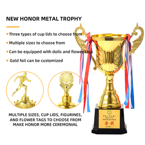 Premi di sublimazione dei prezzi del produttore trofei in bianco campioni di sport del <span class=keywords><strong>mondo</strong></span> premi Logo gratuito e trofeo di Design in metallo personalizzato - Product Image 6