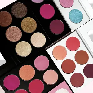 ขายร้อนBlush Paletteฉลากส่วนตัวความโหดร้ายฟรีหรูหรามังสวิรัติเม็ดสีMake Up Powder Blush Palette