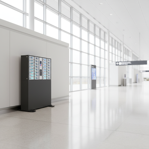 Estación de Carga Rápida para Teléfonos Móviles Y2 Power GIA de 32 Compartimentos, Multi-idioma, <span class=keywords><strong>con</strong></span> Soporte de Pie Completo, Puede Montarse en la Pared - Product Image 1