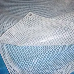 Chống Cháy FR 6 Nhựa PE Giàn Giáo Lưới Tấm Leno Tarpaulin Xây Dựng Xây Dựng An Toàn Giàn Giáo Tấm