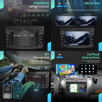 Radio para Auto Android Podofo 6+128GB 7'' con CarPlay Inalámbrico y Android Auto para Opel Astra/Antara/Vectra/Corsa/Zafira/Meriva IPS/DSP/WIFI