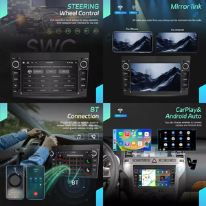 Radio para Auto Android Podofo 6+128GB 7'' con CarPlay Inalámbrico y Android Auto para Opel Astra/Antara/Vectra/Corsa/Zafira/Meriva IPS/DSP/WIFI - Product Image 2