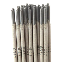 Electrodo de Soldadura de Acero al Carbono Plateado AWS 5.1 E7010 de Alta Resistencia, 2.5-5.0mm, para Estructuras de Acero Bajo en Carbono, CA/CC Directo