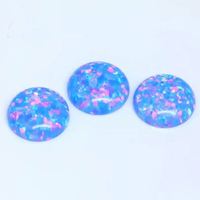 Opale synthétique OP01-92 noir laboratoire cultivé Bello Opal Cabochon perles en vrac en 92 couleurs pour la conception de bijoux