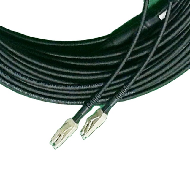 Multimode Outdoor Uniboot Lc-lc Spiral Armored Fiber Optic Patch Cord