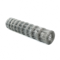 Panneaux de clôture en fil d'acier galvanisé de haute qualité pour bétail, rouleaux de clôture tissée pare-vent pour usage agricole, traitement par pliage pour la réduction du vent