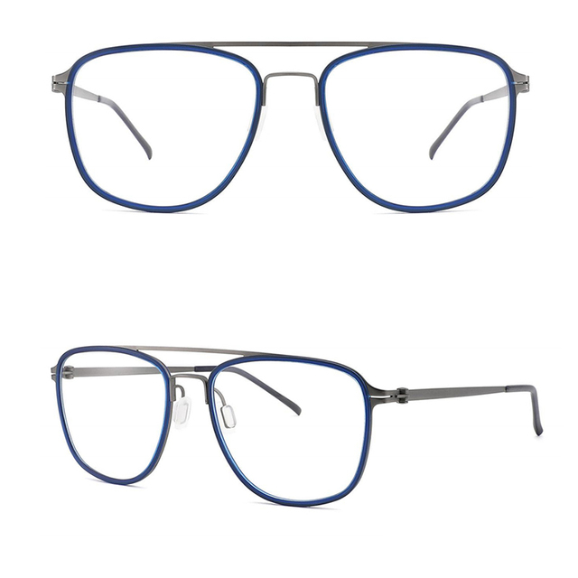 Made in China Environment-Friendly Titanium Spectacle Prescription Eyeglasses Optical Frames Glasses 2023 for Women Men