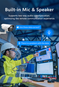 Câmera de Vigilância Externa N417-OCR 4MP IP67 Visão Noturna Nuvem Distância IR de 40M Iluminação Dupla Inteligente Áudio Bidirecional - Product Image 3