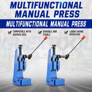 Manual Punching <b>Machine</b> Hand Press Arbor Press Tabletop Shaft <b>Punch</b> Creasing Equipment for Metalwork - Product Image 4