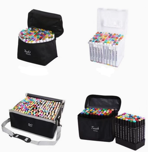 Set di Pennarelli a Doppia Punta in Plastica di Alta Qualità, 80 Colori, Inchiostri Permanenti a Base Alcolica per Disegno Artistico e Schizzi - Product Image 2