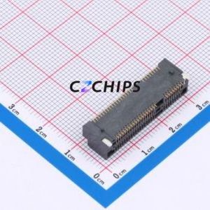 X1304WVS-52D-LPV01 PCI/PCIe Connector SMD Connector mPCI-E 52P 36P Horizontal Mount - Product Image 2
