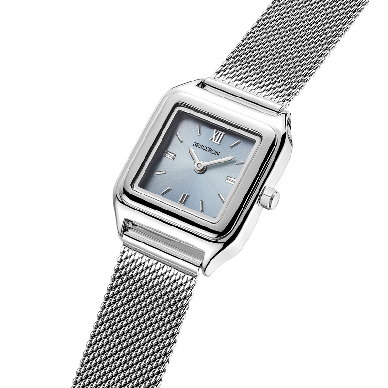 Silver Japan Miyota 2035 Quartz Movement watch